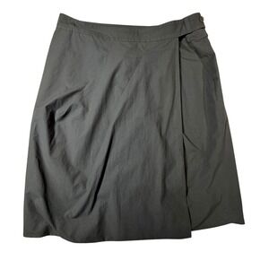 Pauw Amsterdam Skirt Women's‎ Size 3 Gray Wrap Bubble Hem Langenlook 34"